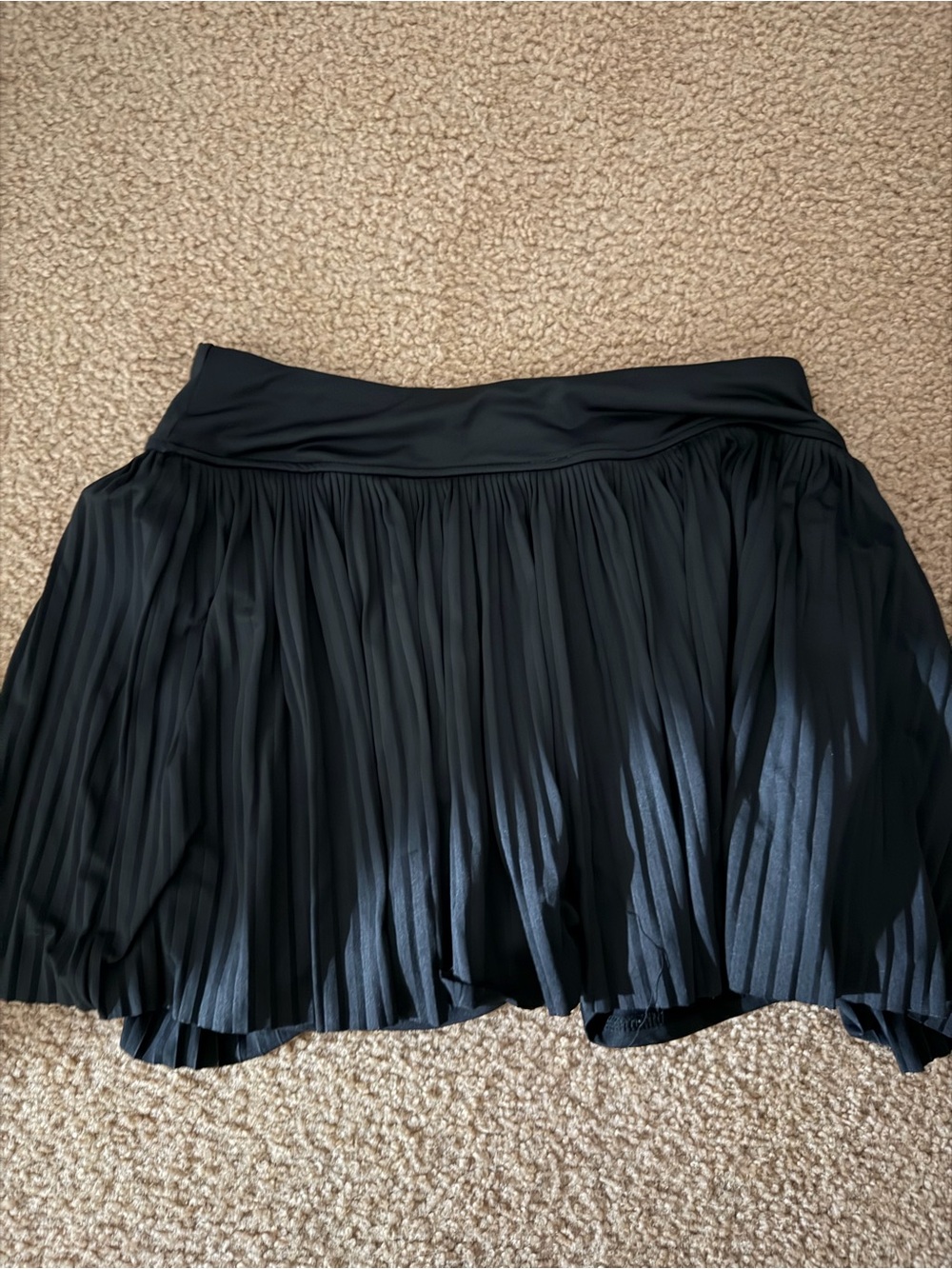 Kyodan Black Pleated Skater Skirt